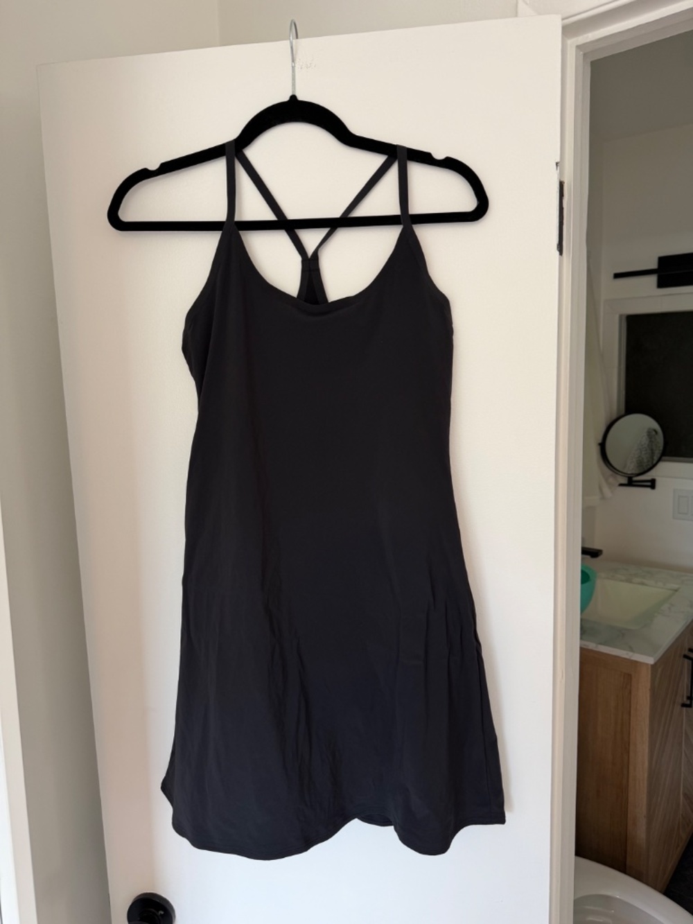 Outdoor Voices Exercise Dress (black, small)
